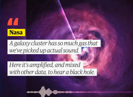 An image of a purple galaxy, with a radar line moving clockwise. 